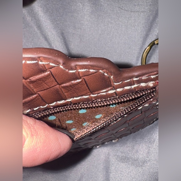 Chala Handbags Sloth Vegan Leather Zip Coin Purse Keychain NWT - Picture 8 of 12